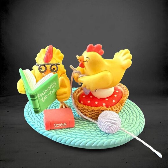 2006 Hallmark Keepsake Ornament “Parents-to-be” Chicken Christmas Holiday - Picture 2 of 8
